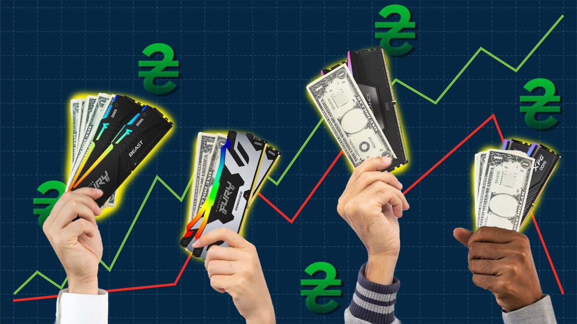 RAM prices are rising faster than gold and have already caught up with PlayStation 5.